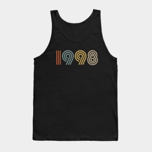 1998 Birth Year Retro Style Tank Top